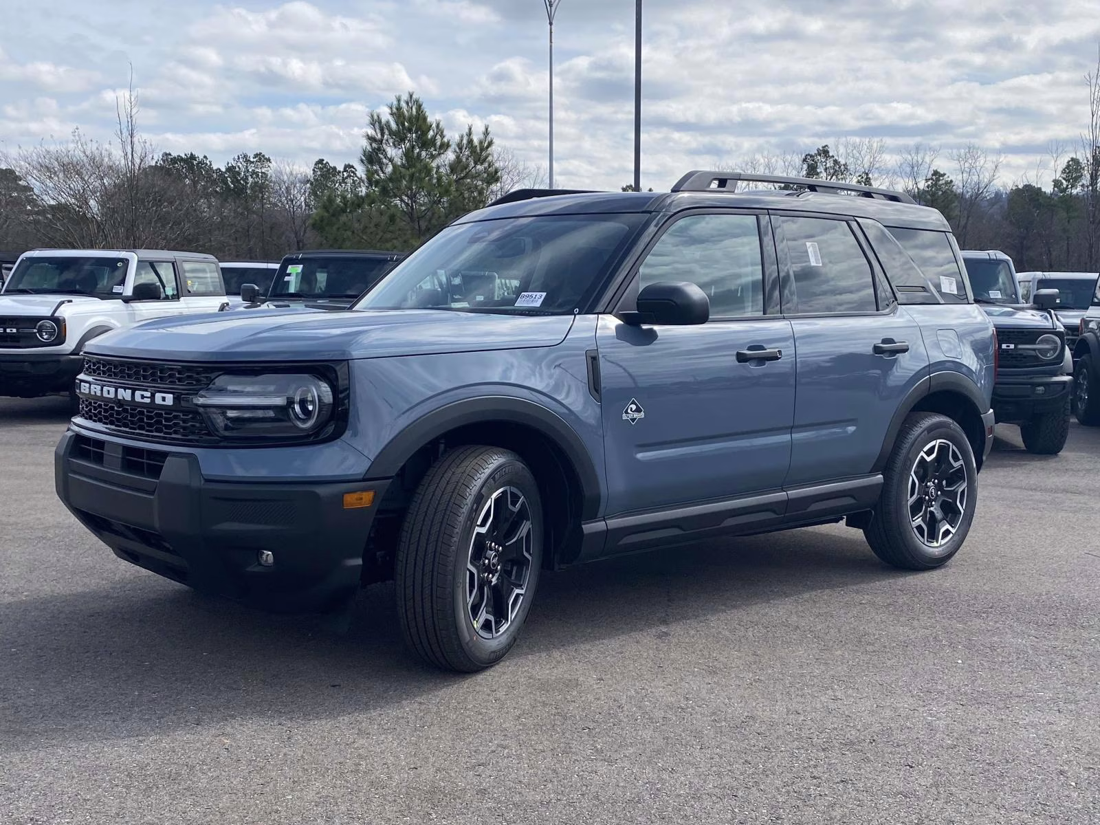 2026 Azure Gray Metallic Ford Bronco Sport Outer Banks 4X4 SUV