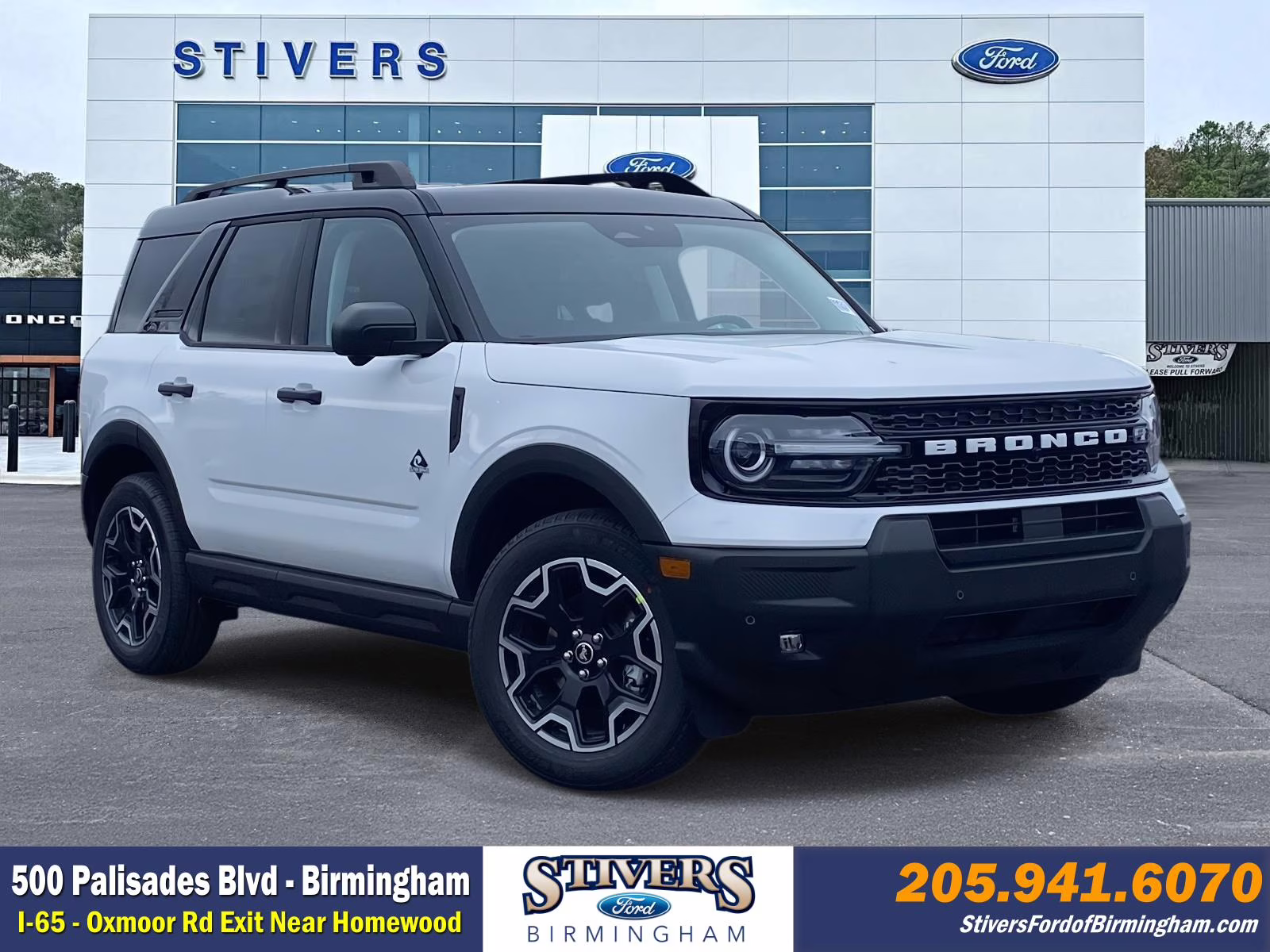 2026 Oxford White Ford Bronco Sport Outer Banks 4X4 SUV