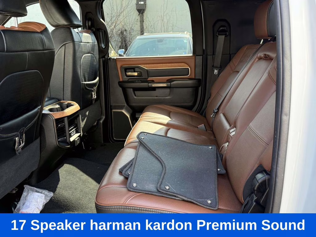 2023 Bright White Clearcoat Ram 3500 Limited Longhorn 4X4 Truck