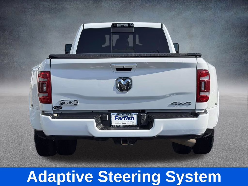 2023 Bright White Clearcoat Ram 3500 Limited Longhorn 4X4 Truck