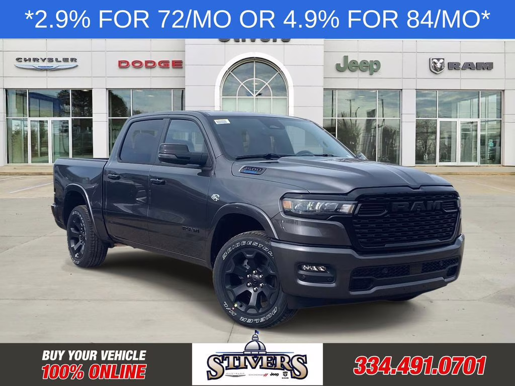2026 Granite Crystal Metallic Clearcoat Ram 1500 Big Horn/Lone Star 4X4 Truck