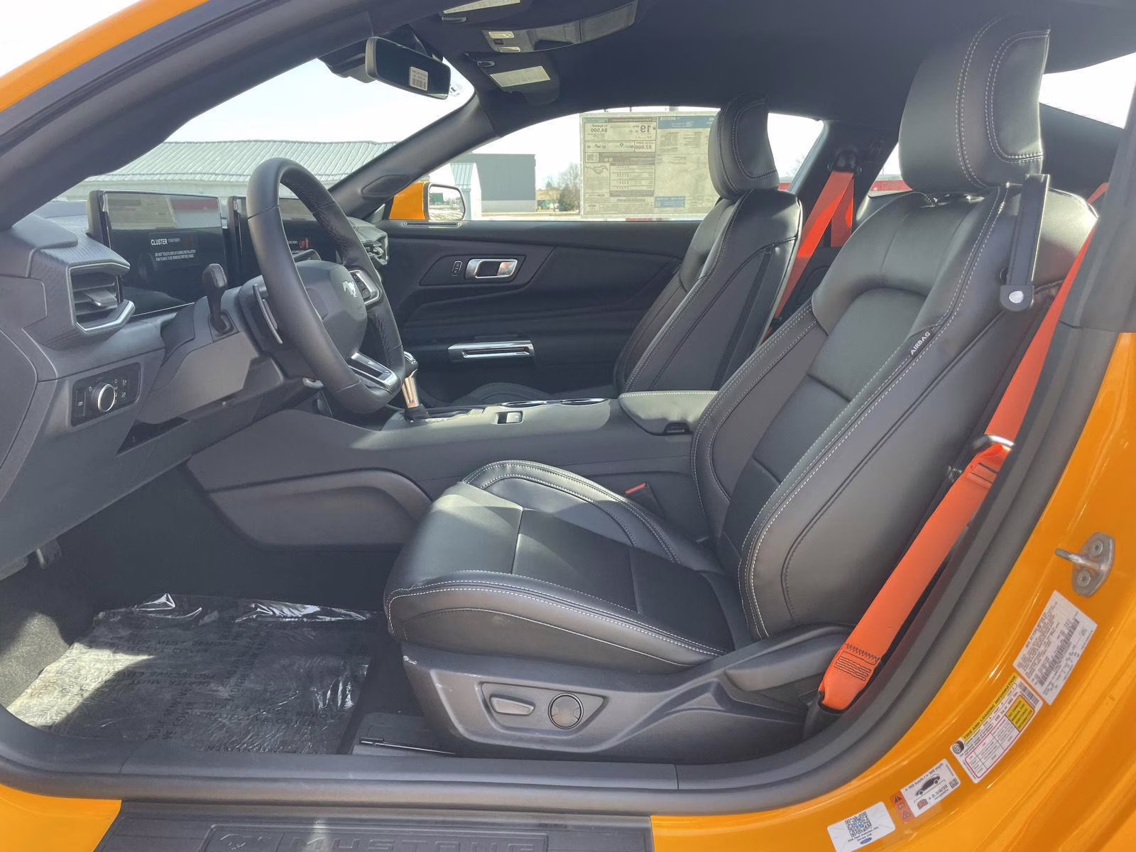 2026 Orange Fury Metallic Tri-Coat Ford Mustang GT Premium RWD Fastback