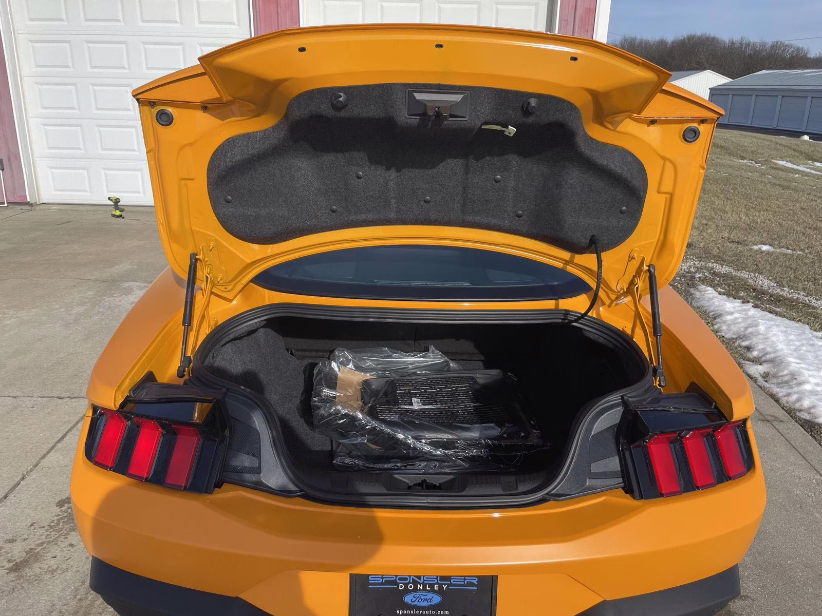 2026 Orange Fury Metallic Tri-Coat Ford Mustang GT Premium RWD Fastback