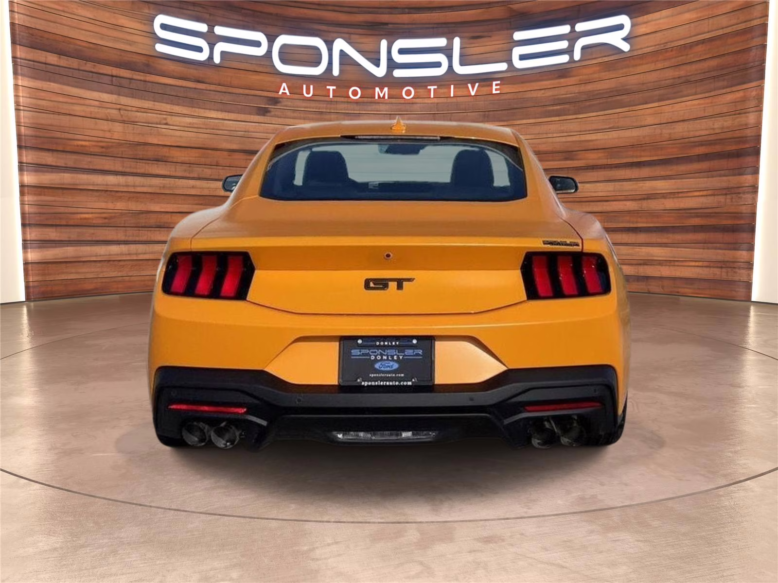 2026 Orange Fury Metallic Tri-Coat Ford Mustang GT Premium RWD Fastback