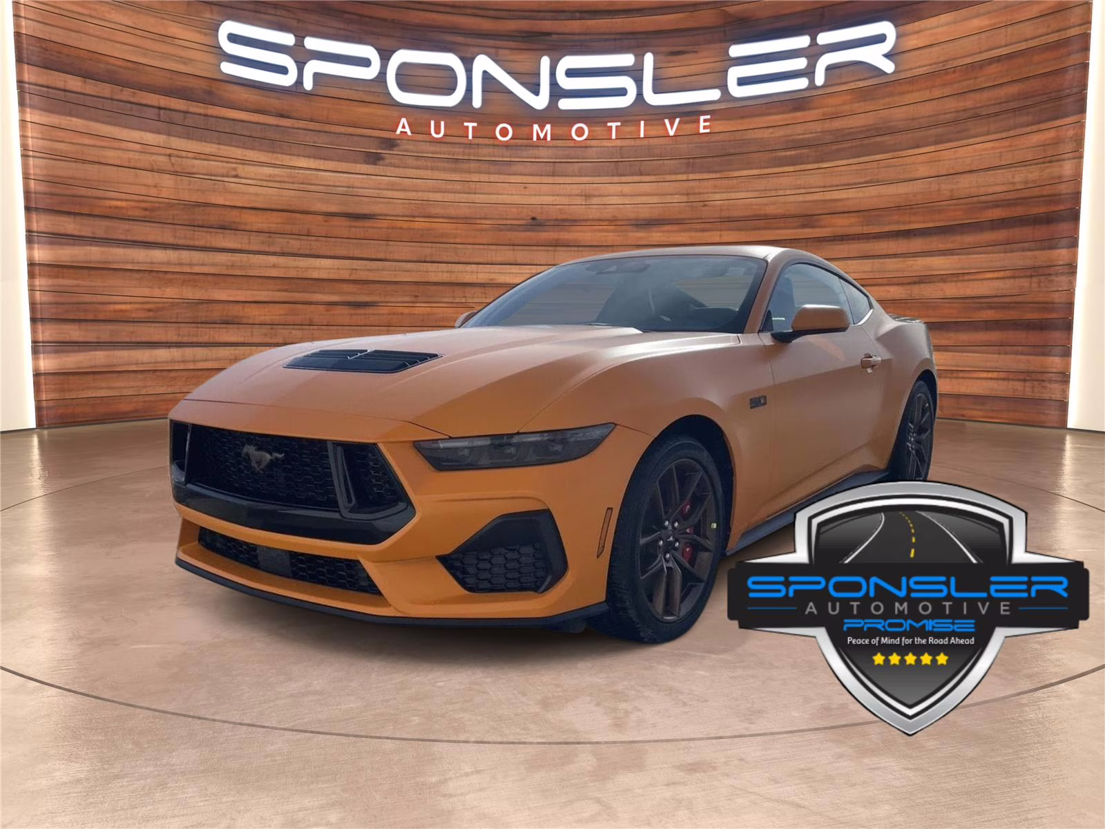 2026 Orange Fury Metallic Tri-Coat Ford Mustang GT Premium RWD Fastback