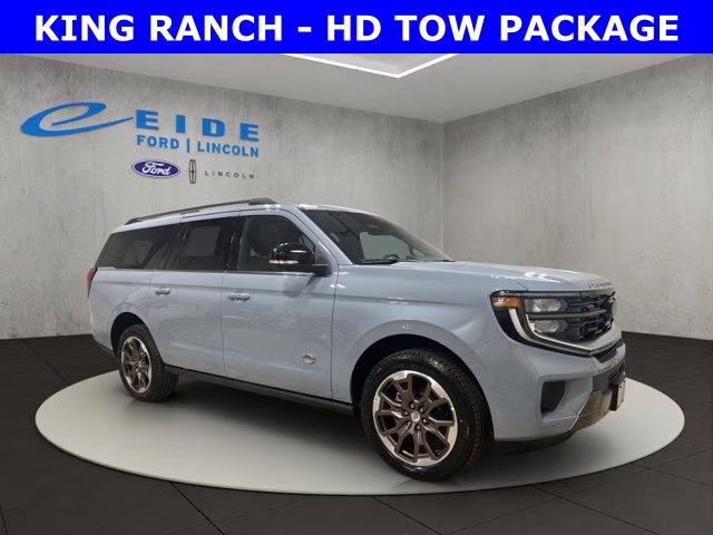 2026 Glacier Gray Metallic Tri-Coat Ford Expedition Max King Ranch 4X4 SUV