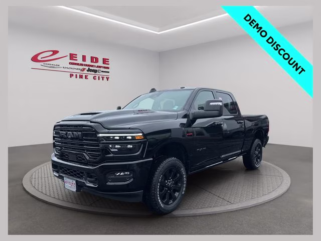 2026 Diamond Black Crystal Pearlcoat Ram 3500 Laramie Night Edition 4X4 Truck