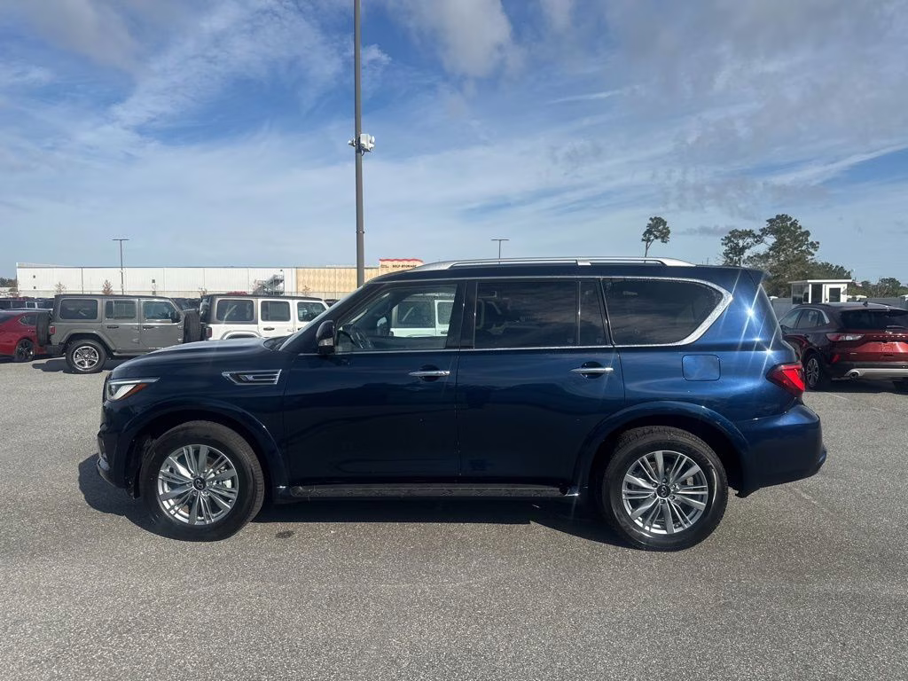 2024 Hermosa Blue INFINITI QX80 LUXE RWD SUV