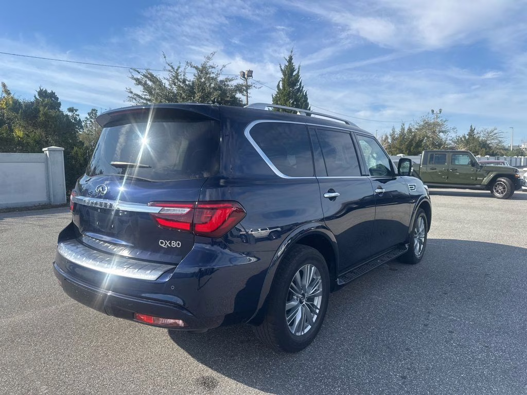 2024 Hermosa Blue INFINITI QX80 LUXE RWD SUV