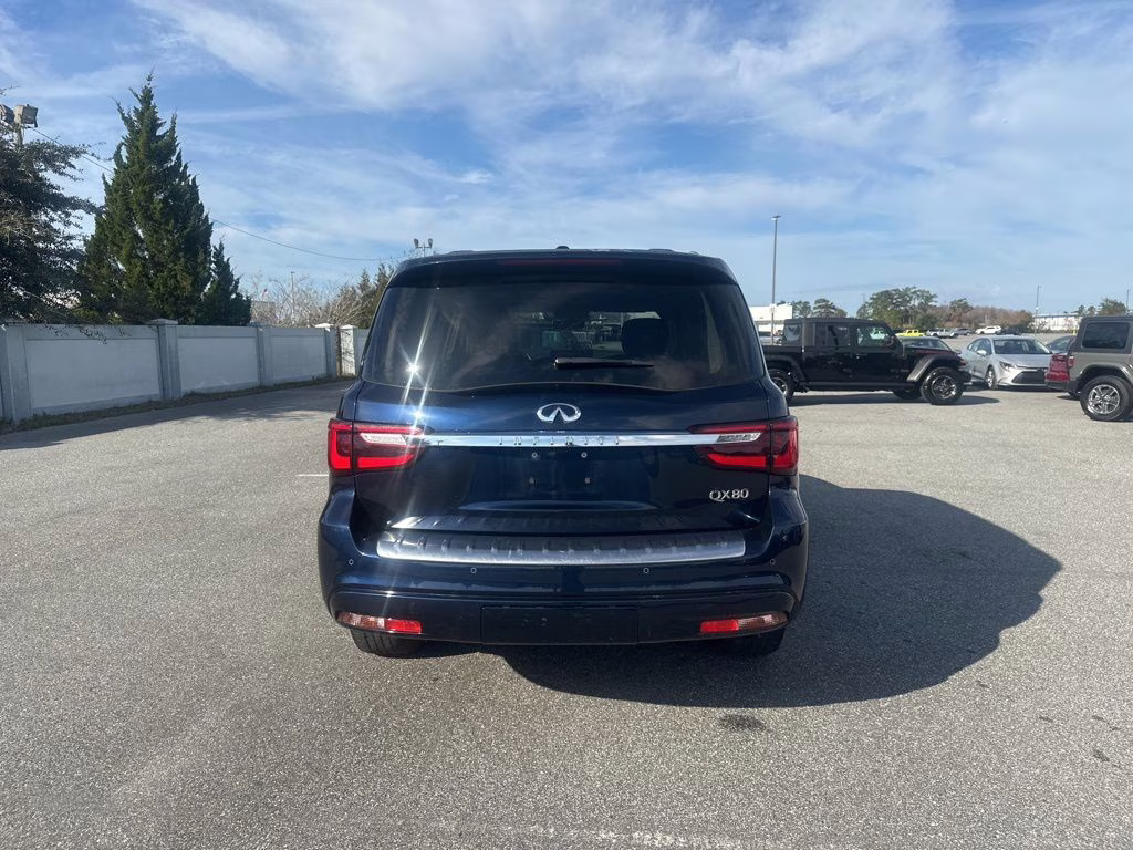 2024 Hermosa Blue INFINITI QX80 LUXE RWD SUV