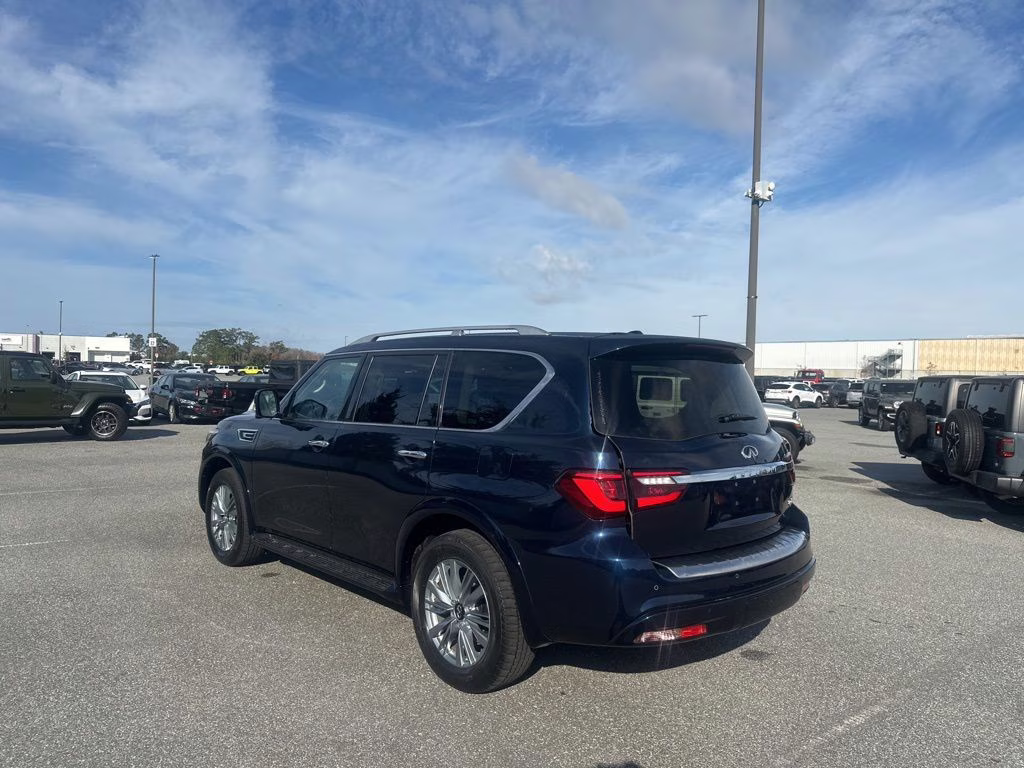 2024 Hermosa Blue INFINITI QX80 LUXE RWD SUV