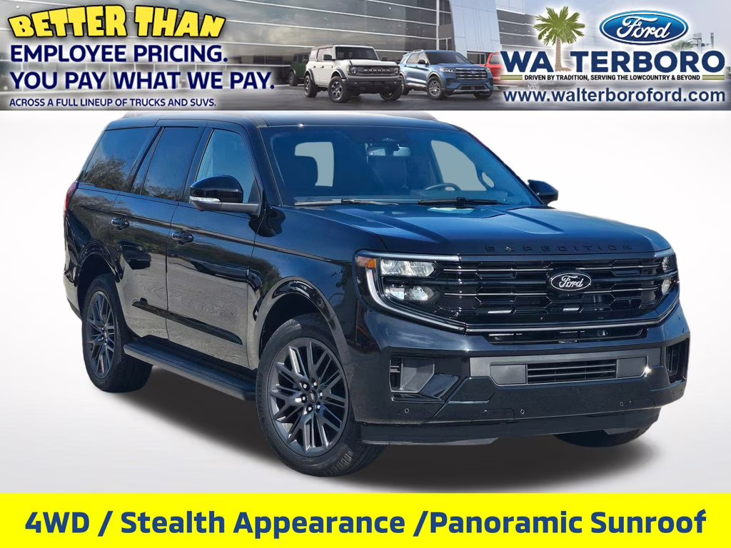 2026 Agate Black Metallic Ford Expedition Platinum 4X4 SUV