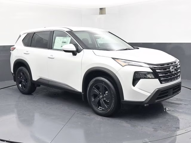 2026 Everest White Pearl Tricoat Nissan Rogue SV FWD SUV
