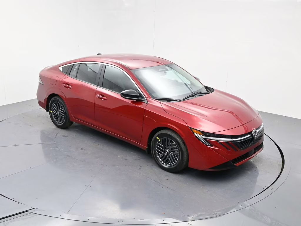 2026 Scarlet Ember Tintcoat Nissan Sentra SV FWD Sedan