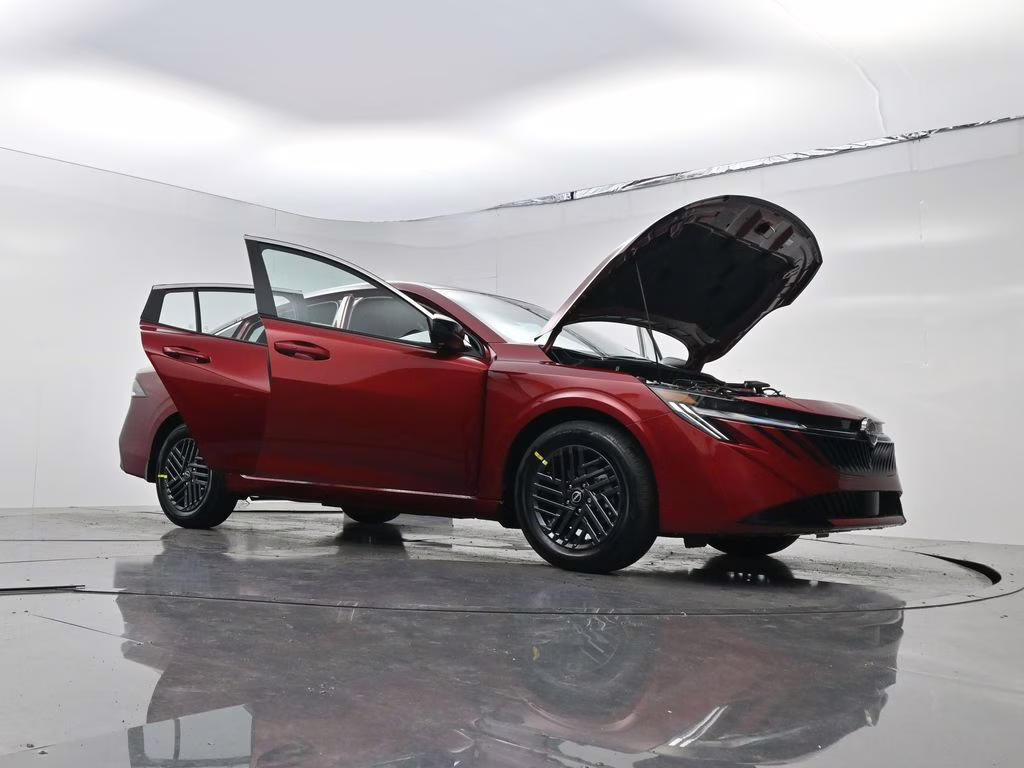 2026 Scarlet Ember Tintcoat Nissan Sentra SV FWD Sedan