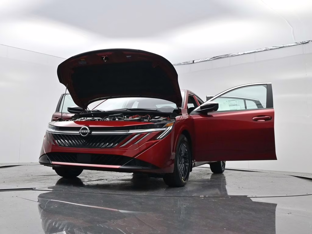 2026 Scarlet Ember Tintcoat Nissan Sentra SV FWD Sedan