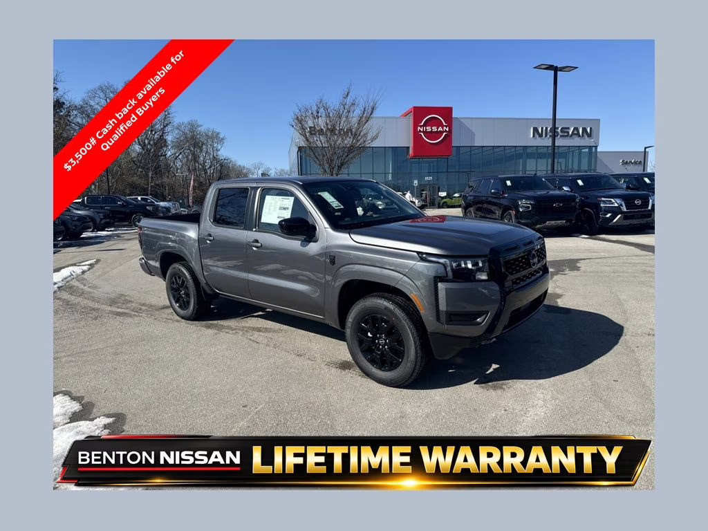 2026 Gun Metallic Nissan Frontier SV 4X4 Truck