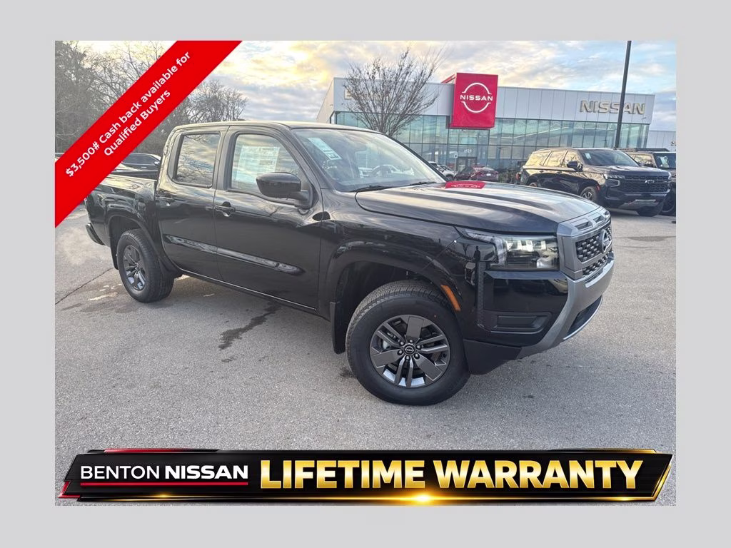 2026 Super Black Nissan Frontier SV 4X4 Truck