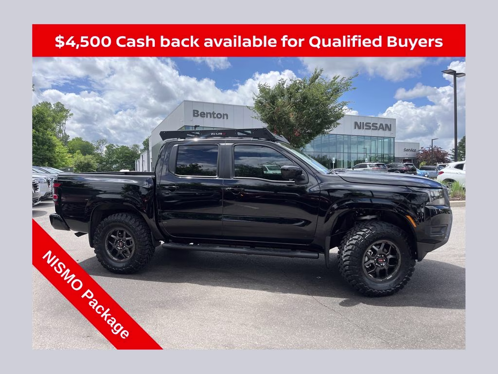 2026 Super Black Nissan Frontier SV 4X4 Truck