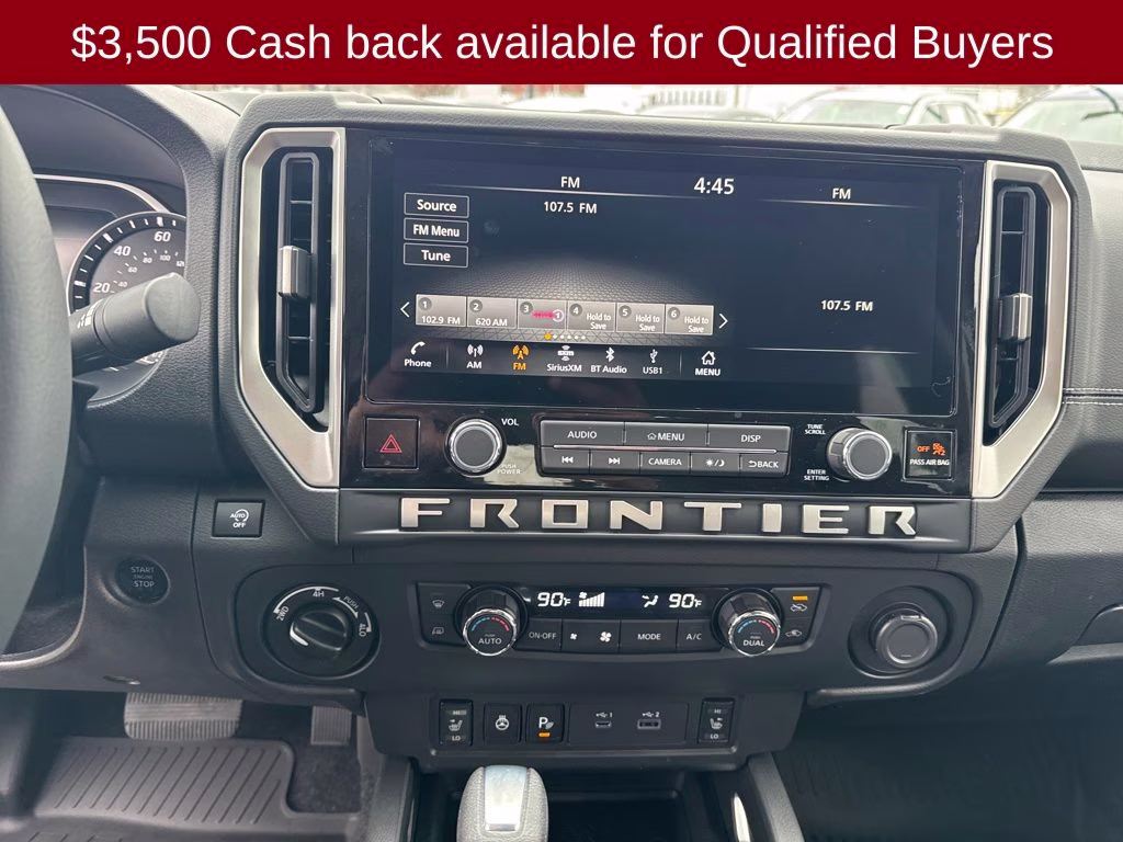 2026 Super Black Nissan Frontier SV 4X4 Truck
