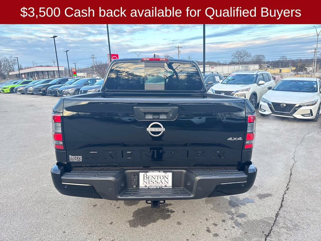 2026 Super Black Nissan Frontier SV 4X4 Truck