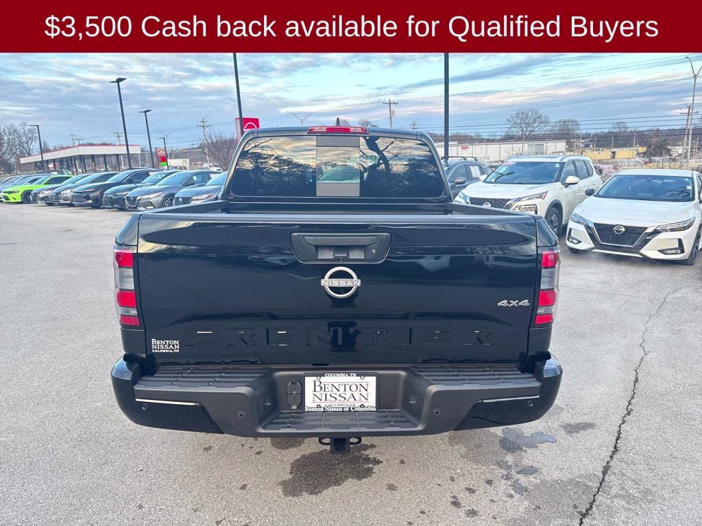 2026 Super Black Nissan Frontier SV 4X4 Truck