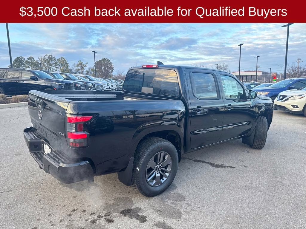 2026 Super Black Nissan Frontier SV 4X4 Truck