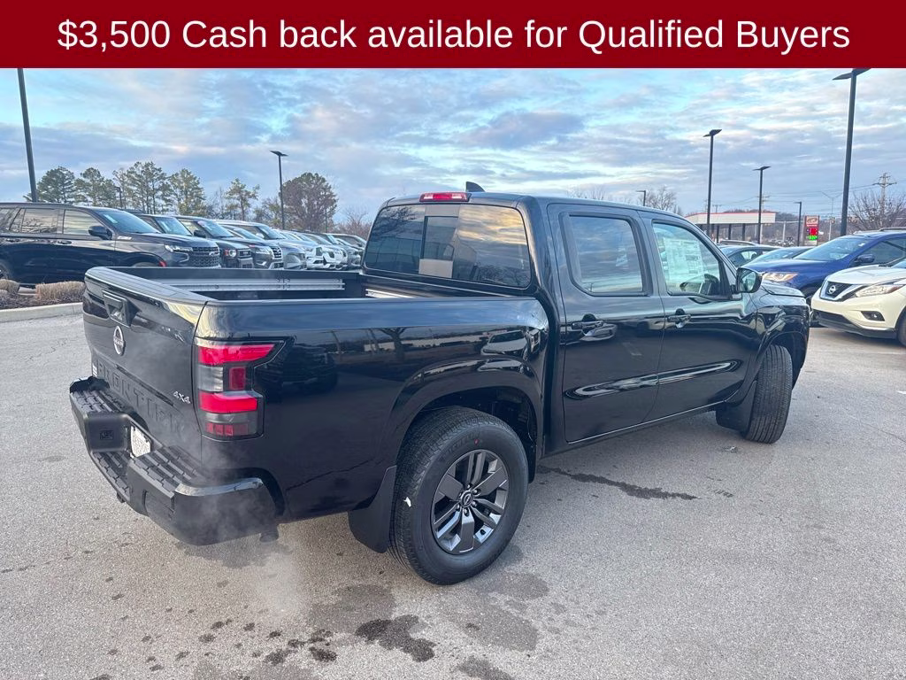 2026 Super Black Nissan Frontier SV 4X4 Truck