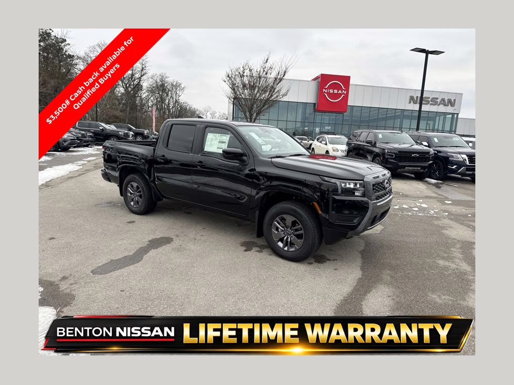 2026 Super Black Nissan Frontier SV 4X4 Truck