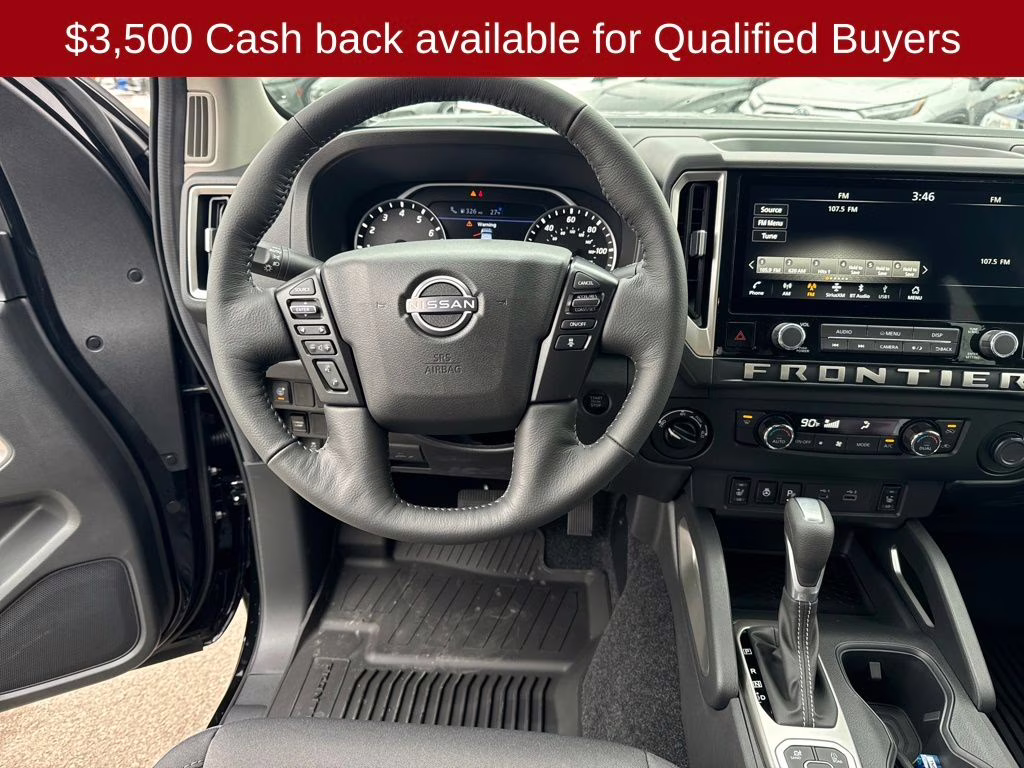 2026 Super Black Nissan Frontier SV 4X4 Truck