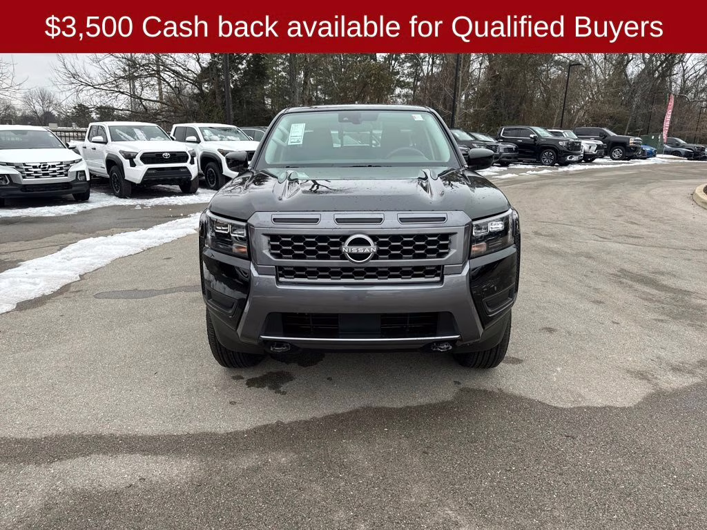 2026 Super Black Nissan Frontier SV 4X4 Truck
