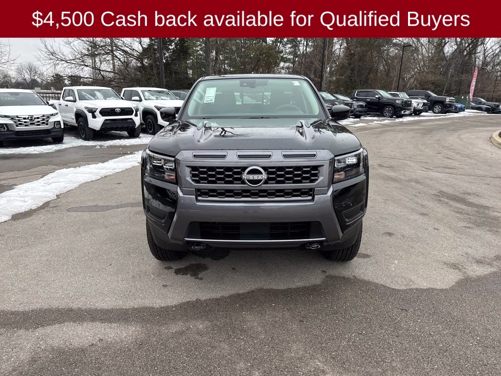 2026 Super Black Nissan Frontier SV 4X4 Truck