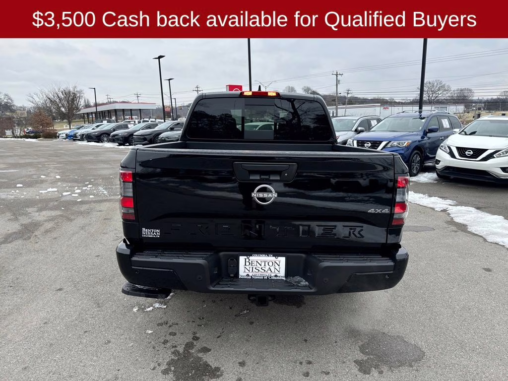 2026 Super Black Nissan Frontier SV 4X4 Truck