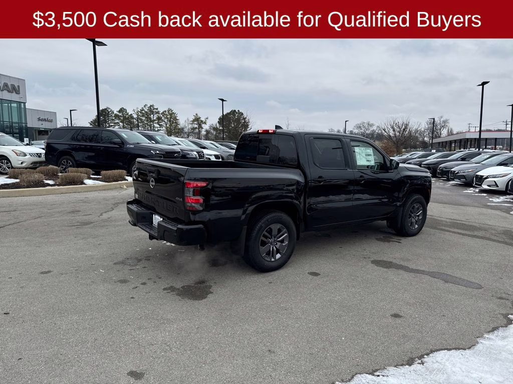 2026 Super Black Nissan Frontier SV 4X4 Truck