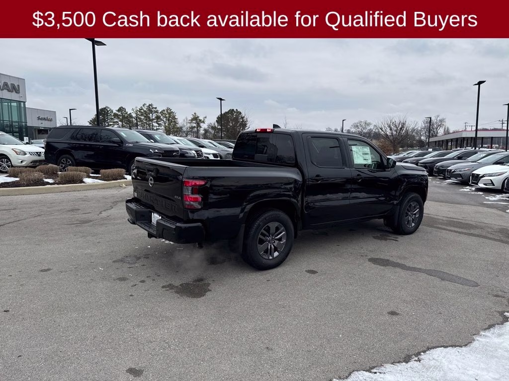 2026 Super Black Nissan Frontier SV 4X4 Truck