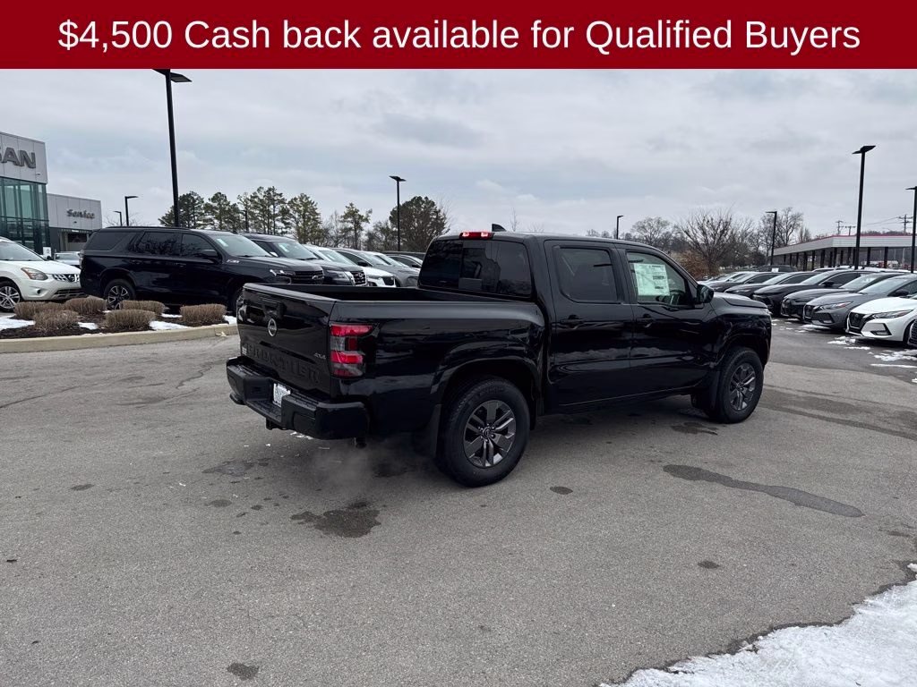 2026 Super Black Nissan Frontier SV 4X4 Truck