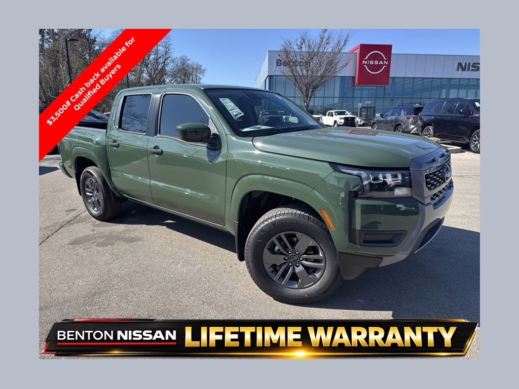 2026 Tactical Green Metallic Nissan Frontier SV 4X4 Truck