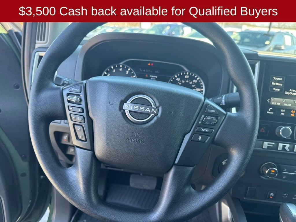 2026 Tactical Green Metallic Nissan Frontier SV 4X4 Truck