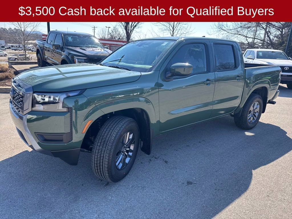 2026 Tactical Green Metallic Nissan Frontier SV 4X4 Truck