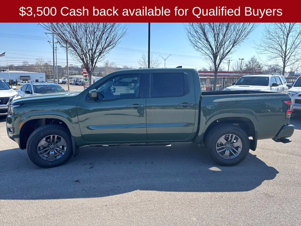 2026 Tactical Green Metallic Nissan Frontier SV 4X4 Truck