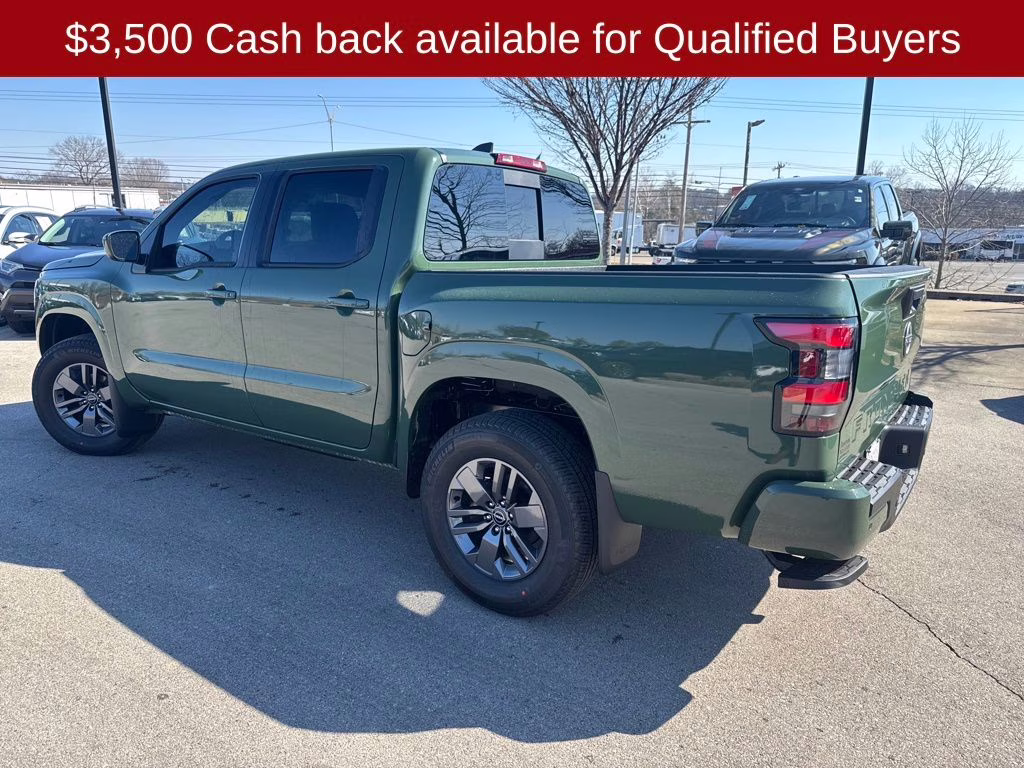 2026 Tactical Green Metallic Nissan Frontier SV 4X4 Truck