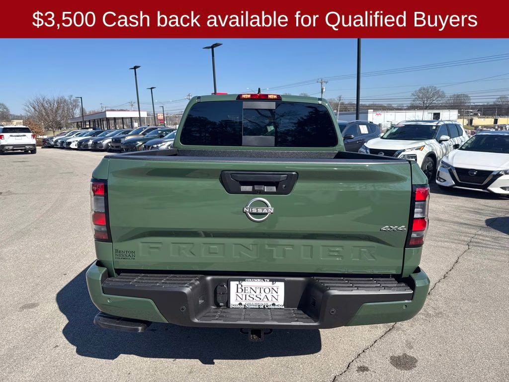 2026 Tactical Green Metallic Nissan Frontier SV 4X4 Truck
