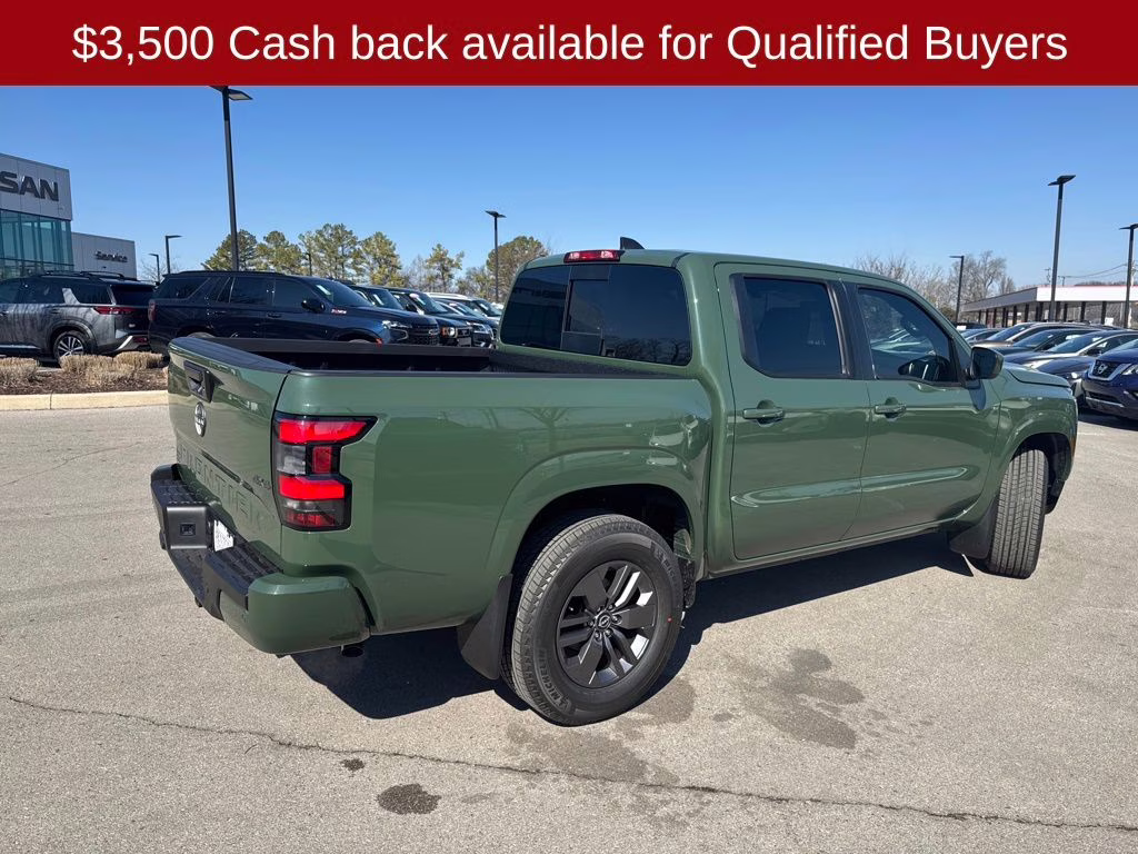 2026 Tactical Green Metallic Nissan Frontier SV 4X4 Truck