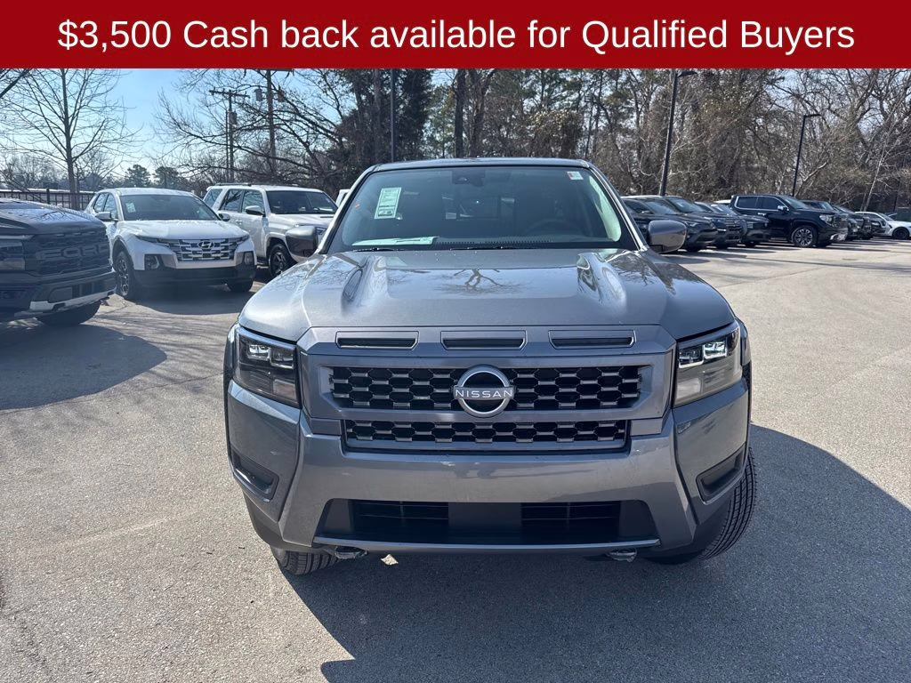 2026 Gun Metallic Nissan Frontier SV 4X4 Truck