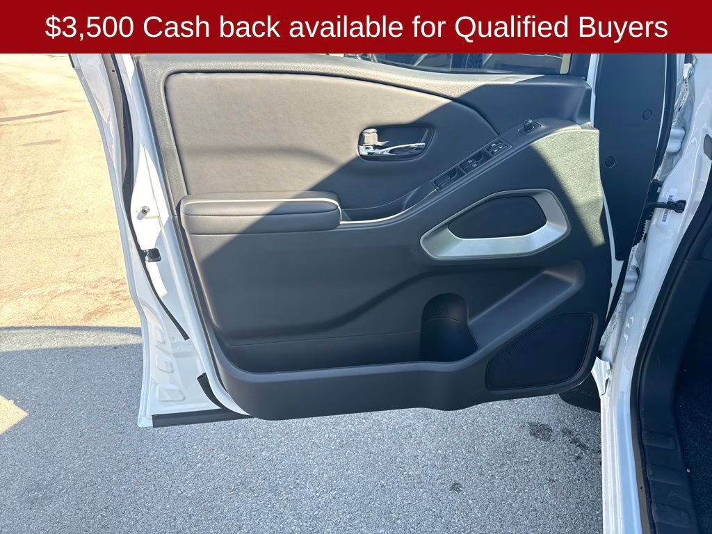 2026 Glacier White Nissan Frontier SV 4X4 Truck