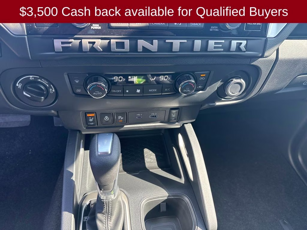 2026 Glacier White Nissan Frontier SV 4X4 Truck