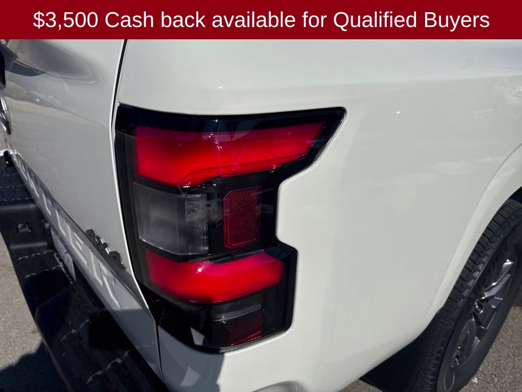 2026 Glacier White Nissan Frontier SV 4X4 Truck