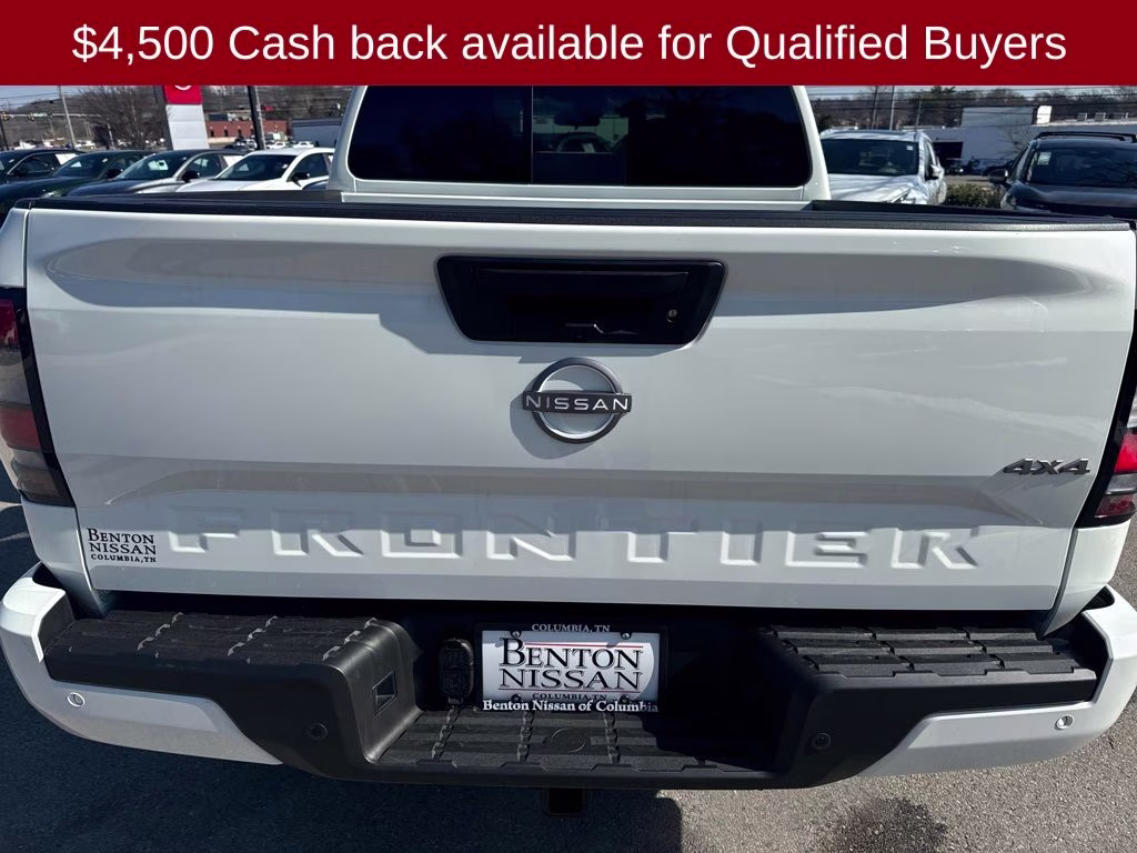 2026 Glacier White Nissan Frontier SV 4X4 Truck