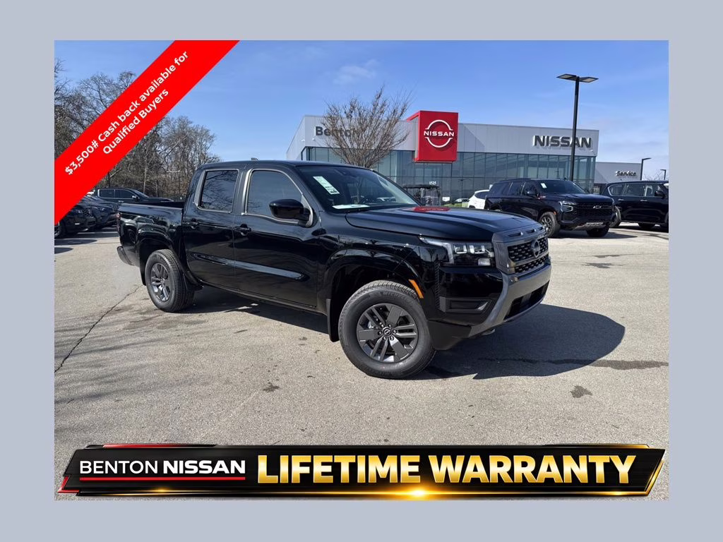 2026 Super Black Nissan Frontier SV 4X4 Truck