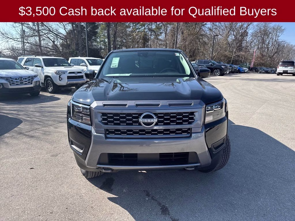 2026 Super Black Nissan Frontier SV 4X4 Truck